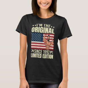 T-shirt Mens I'm The Original depuis 1992 Style Cool Retro