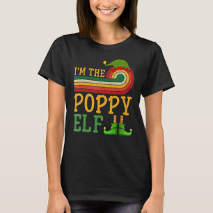 T-shirt Mens I'm The Poppy Elf Matching Group Christmas Pa