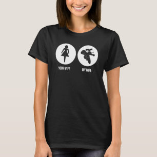 T-shirt Mens Infirmier Votre Femme Ma Femme Infirmière Cit