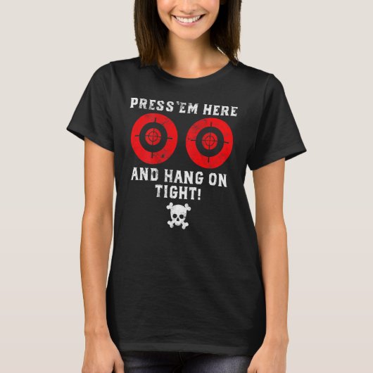 T-shirt Mens Instructions Passager Presse Em Here Funny Mo (Devant)