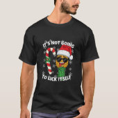 T-shirt Mens It s Not Going To Lick Itself Christmas Swing (Devant)