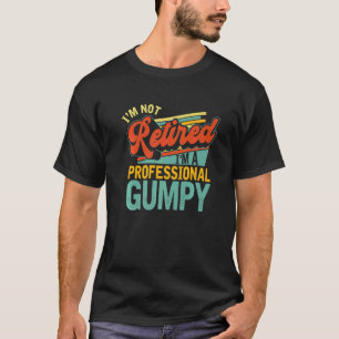 T-shirt Mens Iu2019m A Professional Gumpy Vintage Retraité