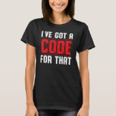 T-shirt Mens Ive A Un Code Pour Ce Coder Médicale Bille (Devant)