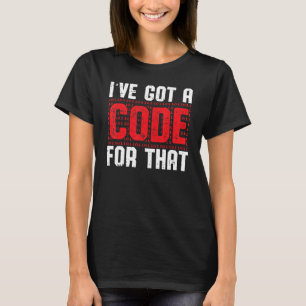 T-shirt Mens Ive A Un Code Pour Ce Coder Médicale Bille