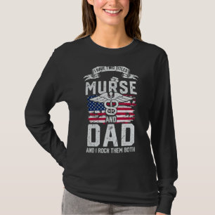 T-shirt Mens J'Ai Deux Titres Murse Et Papa Les Rock Bot