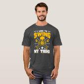 T-shirt Mens J'Aime Chanter Mon Chose Métal Détection (Devant entier)