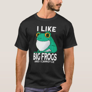 T-shirt Mens J'aime les grenouilles géantes et je ne peux