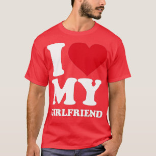T-shirt Mens J'aime ma petite amie