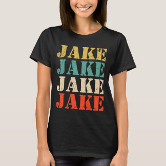 T-shirt Mens Jake Retro Names Vintage Style Personalized