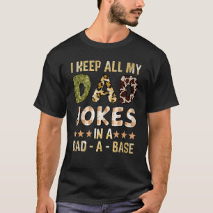 T-shirt Mens Je Garde Tous Mon Père Plaisanter Dans Un Pap