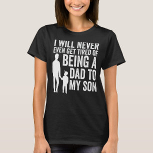 T-shirt Mens Je N'Ai Même Pas De Papa À Mon Fils Fils