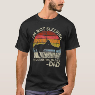T-shirt Mens Je Ne Dors Pas Je Me Repose Juste Les Yeux Fa