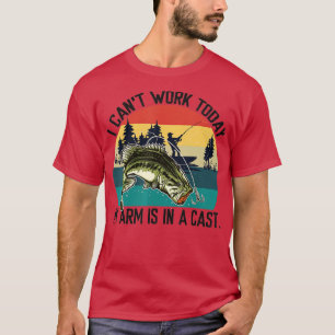 T-shirt Mens Je Ne Peux Pas Travailler Aujourd'Hui Mon Bra