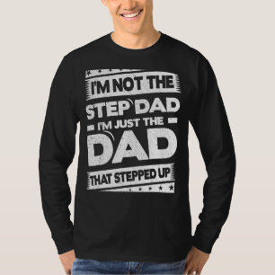 T-shirt Mens Je ne suis pas l'étape Papa Je suis le papa q