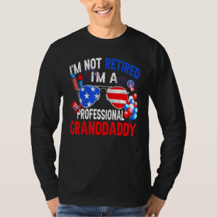 T-shirt Mens Je Ne Suis Pas Retraité Je Suis Un Grand Père