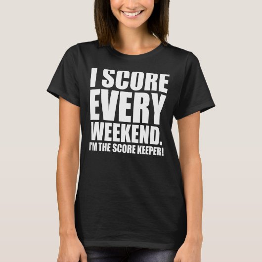 T-shirt Mens Je Score Chaque Week-End (Devant)