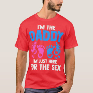 T-shirt Mens Je suis le papa ici pour la révélation de gen