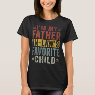 T-shirt Mens Je suis mon père dans les lois Favori père en