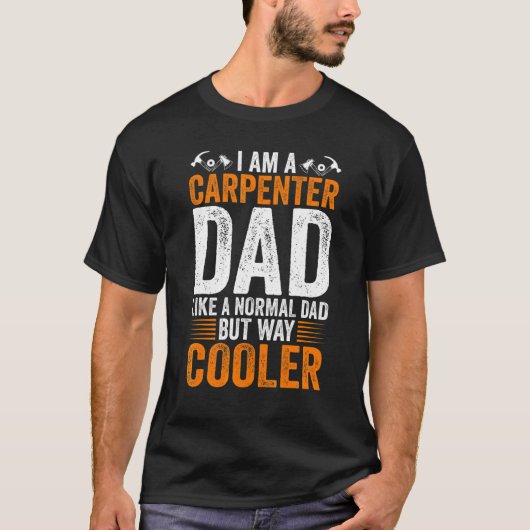T-shirt Mens Je Suis Un Carpenter Papa Comme Un Papa Norma (Devant)