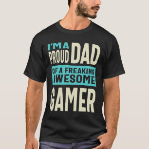 T-shirt Mens Je suis un papa fier d'un parieur fou