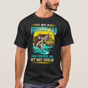 T-shirt Mens Je Suis Un Papa Pêcheur Comme Un Papa Normal 