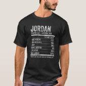 T-shirt Mens Jordan Nutrition Nom personnalisé Nom amusant (Devant)