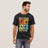 T-shirt Mens Joueur Padel Sport Padel Tennis 1 (Devant entier)