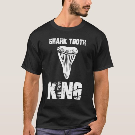 T-shirt Mens Jurassic Fossil digging World Shark Tooth K (Devant)
