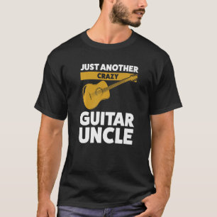 T-shirt Mens juste une autre guitare oncle fou guitare