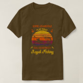 T-shirt Mens KayakingSome Grandpas Play BingoI Go Kayak Fi (Design devant)