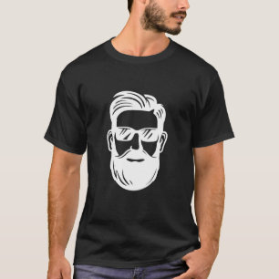 T-shirt Mens La Barbe Graphique De La Nouveauté Pour Homme