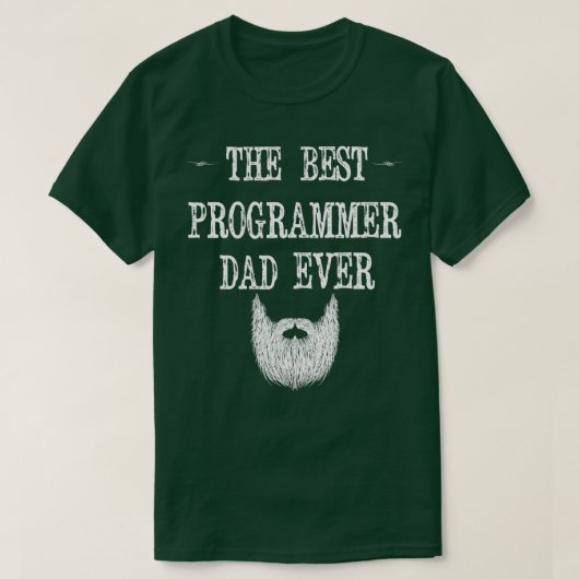 T-shirt Mens le meilleur programmeur papa jamais drôle Cod (Design devant)
