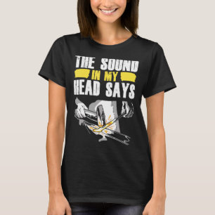 T-shirt Mens Le Son Dans Ma Tête Dit Blacksmith Metalwor