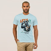 T-SHIRT MEN'S LET'S GOO LESSONS LEARN JERSEY T SHIRT (Devant entier)