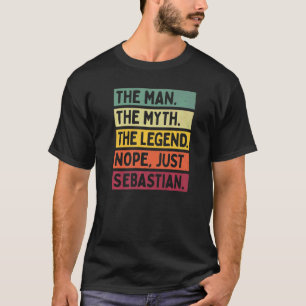 T-shirt Mens L'Homme Le Mythe La Légende Non Seulement Seb
