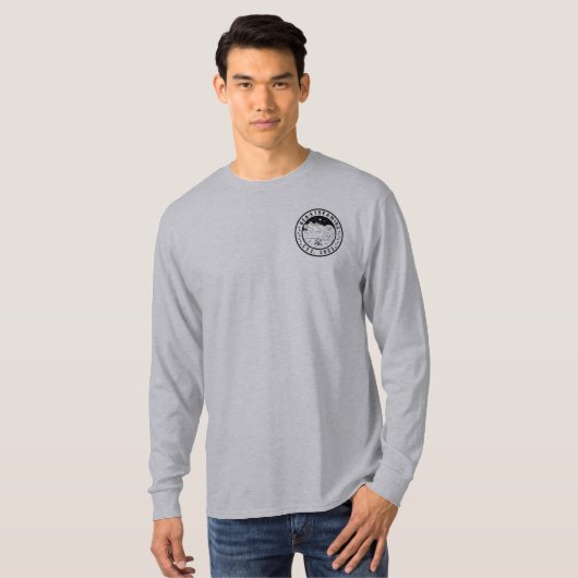 T-shirt Men's Long Sleeve Tee Shirt logos Bea-Streaming (Devant entier)