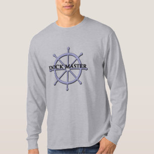 T-shirt Mens LS pour le capitaine de navire à qua