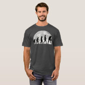 T-shirt Mens Lumberjack Evolution Moon Fortisateur de la L (Devant entier)