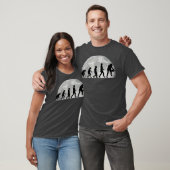 T-shirt Mens Lumberjack Evolution Moon Fortisateur de la L (Unisexe)