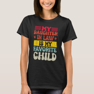 T-shirt Mens Ma fille en droit est mon enfant préféré Groo