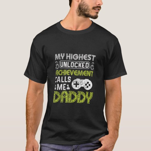 T-shirt Mens Ma plus haute réalisation déverrouillée m'app (Devant)