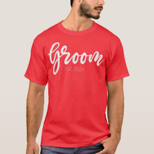 T-shirt Mens Mariage Matching Cadeaux Groom Est