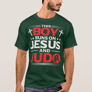 T-shirt Mens Martial Arts Ce Garçon Rend Sur Jésus Et Judo
