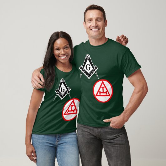 T-shirt Mens Mason Royal Arc Split T Masonic York Rite (Unisexe)