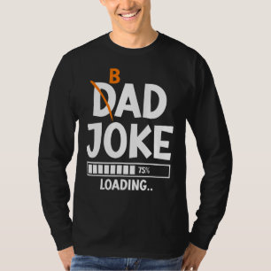 T-shirt Mens Mauvais Papa Plaisanterie Chargement Mauvais