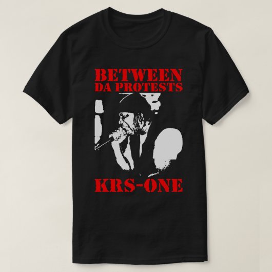 T-shirt Mens Meilleur chanteur KRS ONE (Design devant)