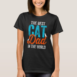 T-shirt Mens Meilleur Chat Papa Jamais Papa Aime Chats Kit