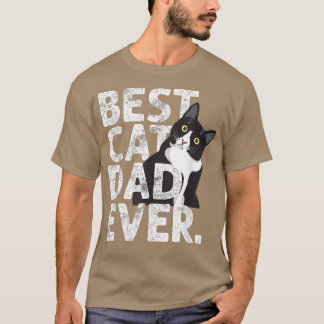 T-shirt Mens Meilleur Chat Papa Jamais T Drôle Chat Papa P