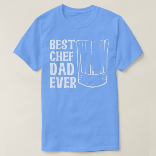 T-shirt Mens Meilleur Chef Papa a toujours Cité pour un Ch (Design devant)