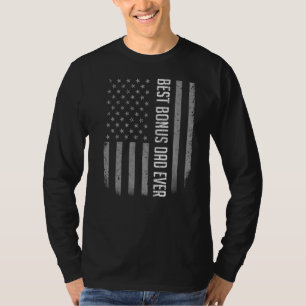T-shirt Mens Meilleur Garçon Jamais Un Drapeau Américain P